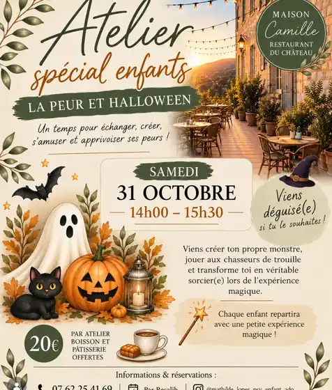 Atelier Halloween chez Maison Camille_Lauris